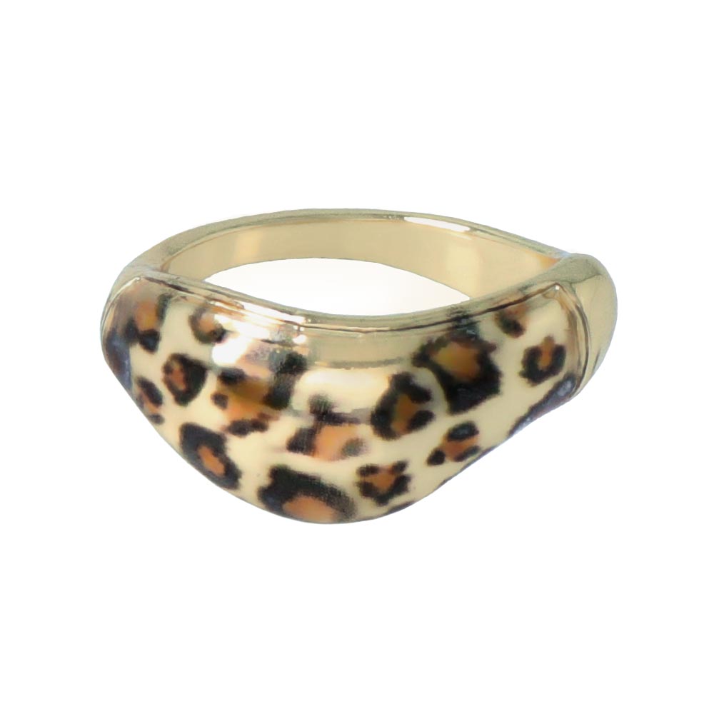 Leopard Round Ring - osewaya