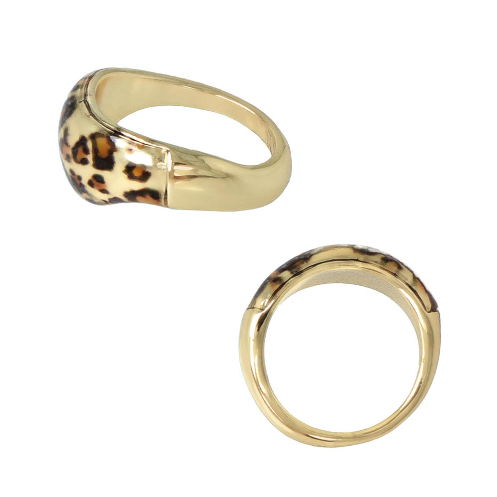 Leopard Round Ring