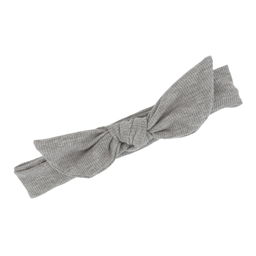 Knotted Bow Ribbed Headband