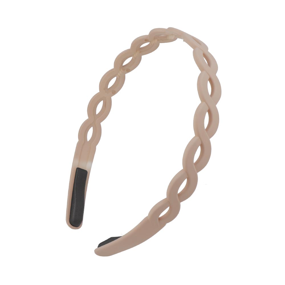 Rubber Coated Oval Chain Airly Fit Headband - osewaya