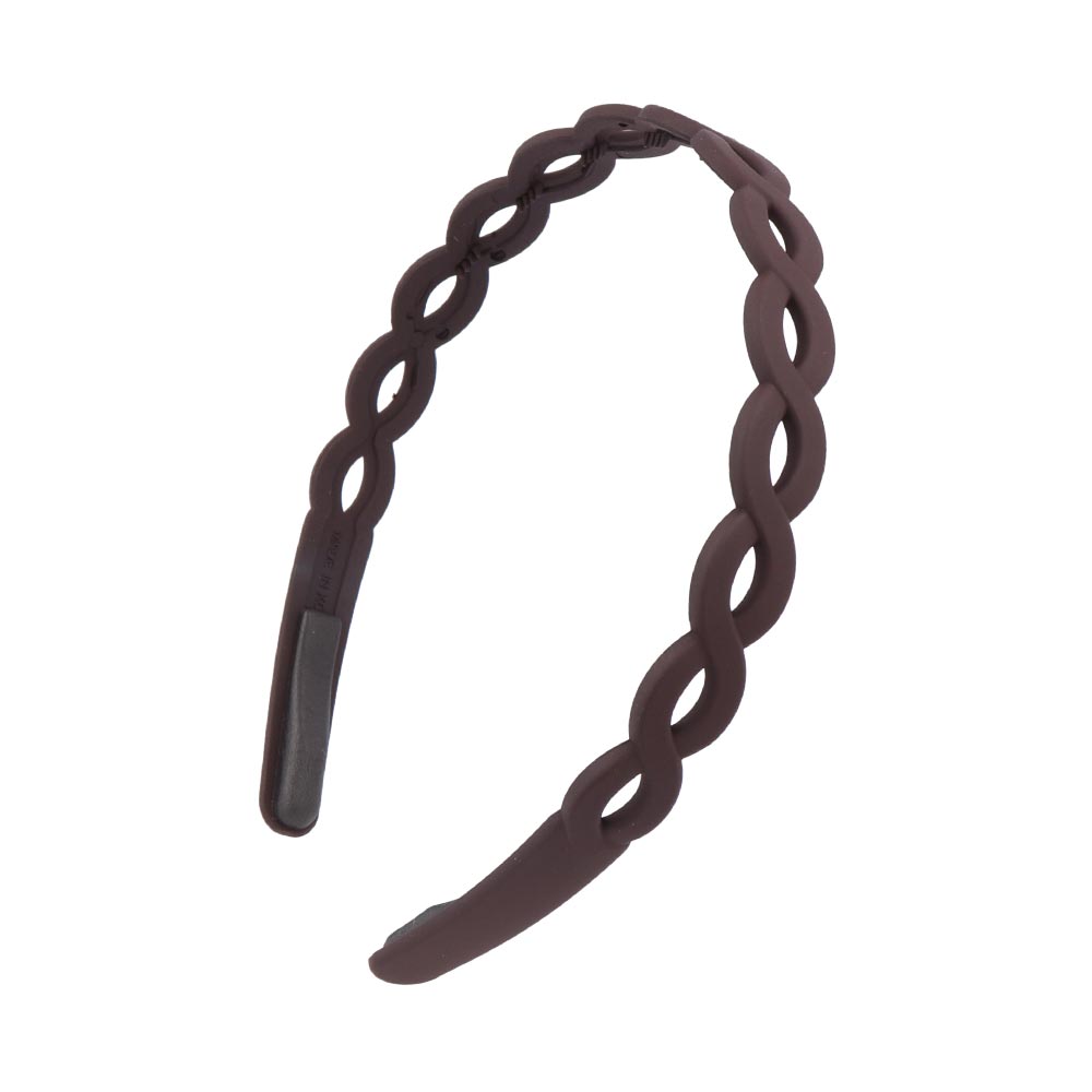 Rubber Coated Oval Chain Airy Fit Headband