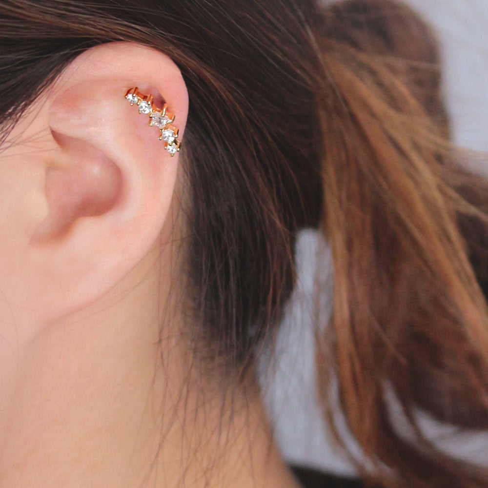 Star Barbell Earring