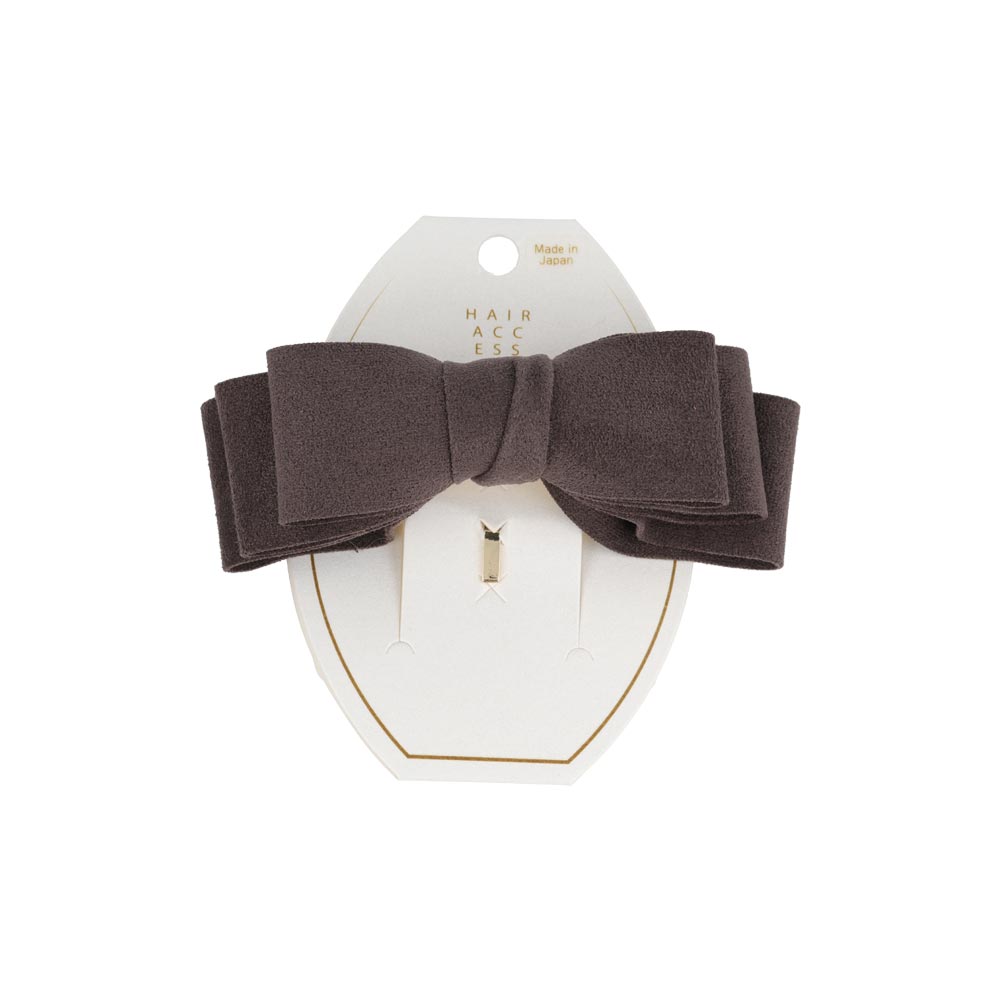 Suede Bow Ponytail Cuff