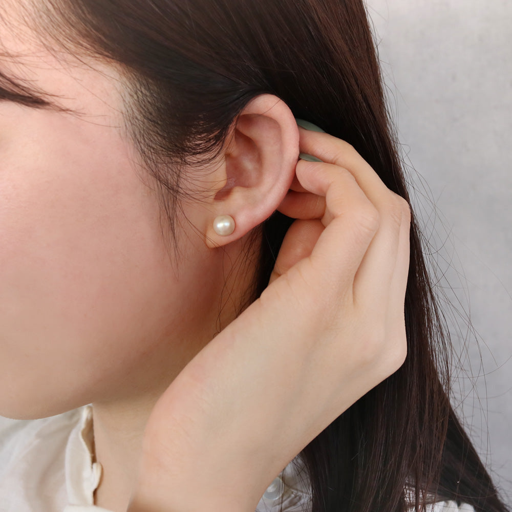 Everyday Pearl Stud Plastic Earring Set
