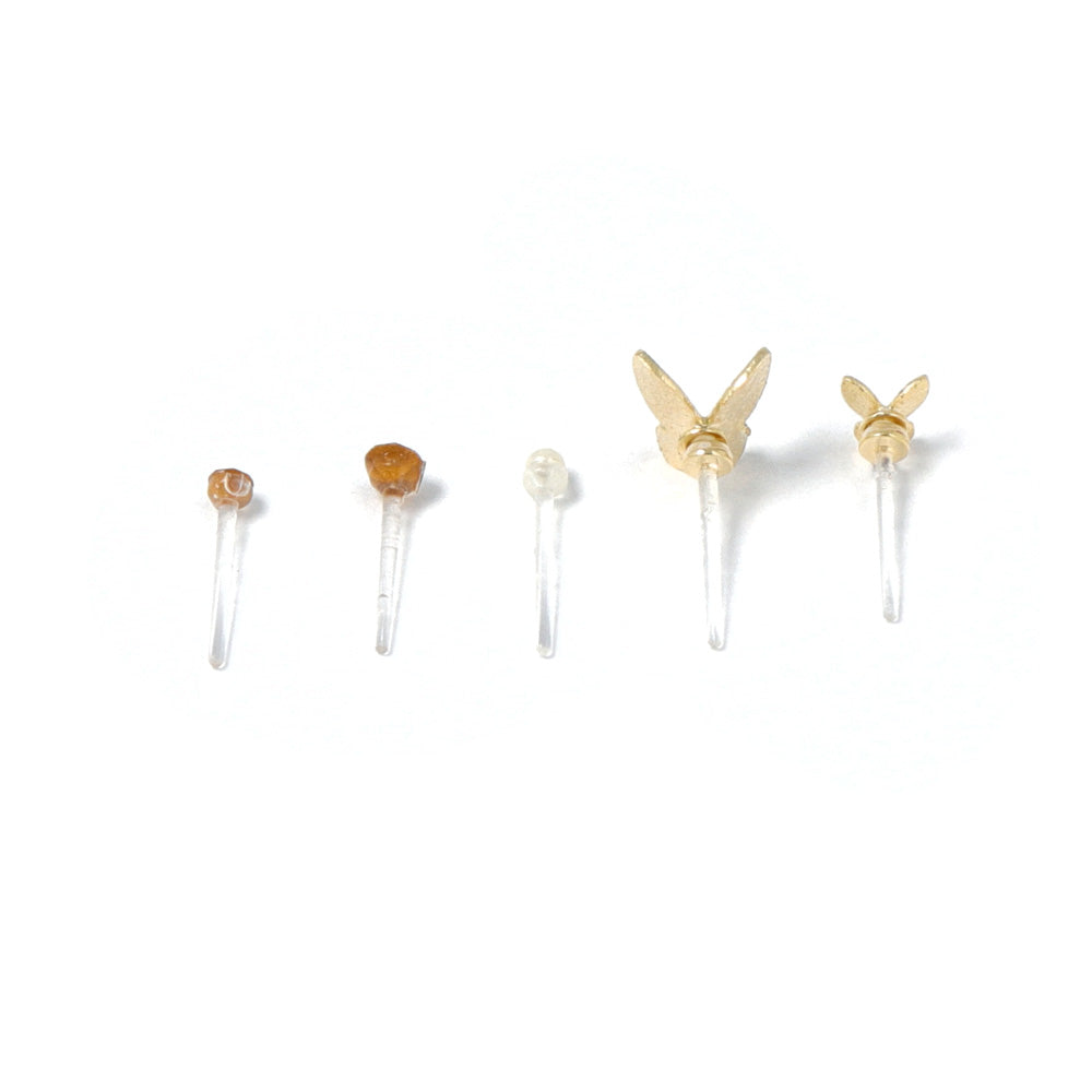Butterfly Plastic Earring Set
