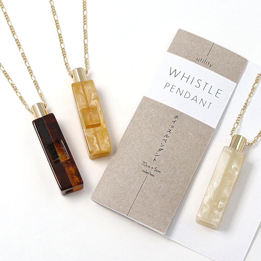 Whistle Long Necklace