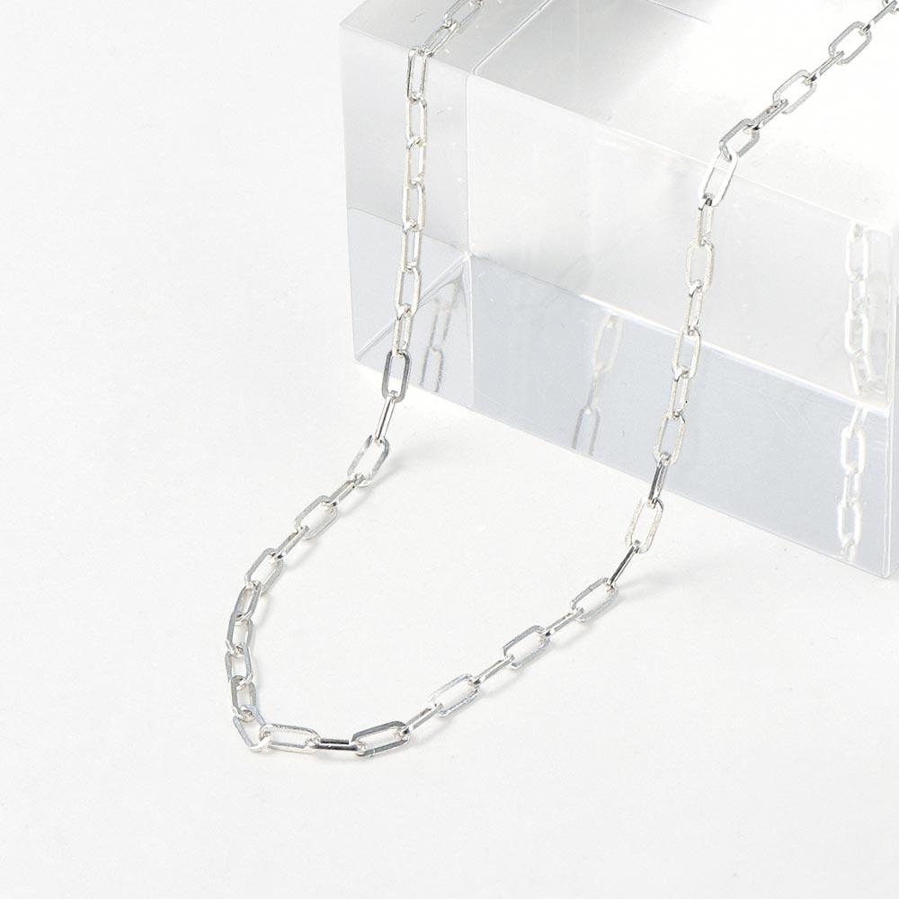925 Sterling Silver Oval Chain  Necklace - osewaya