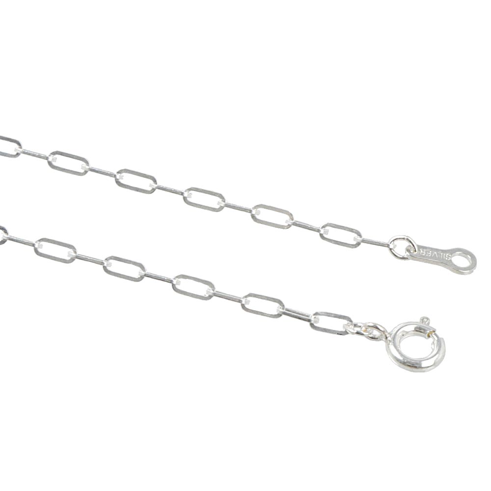 925 Silver Oval Chain  Necklace