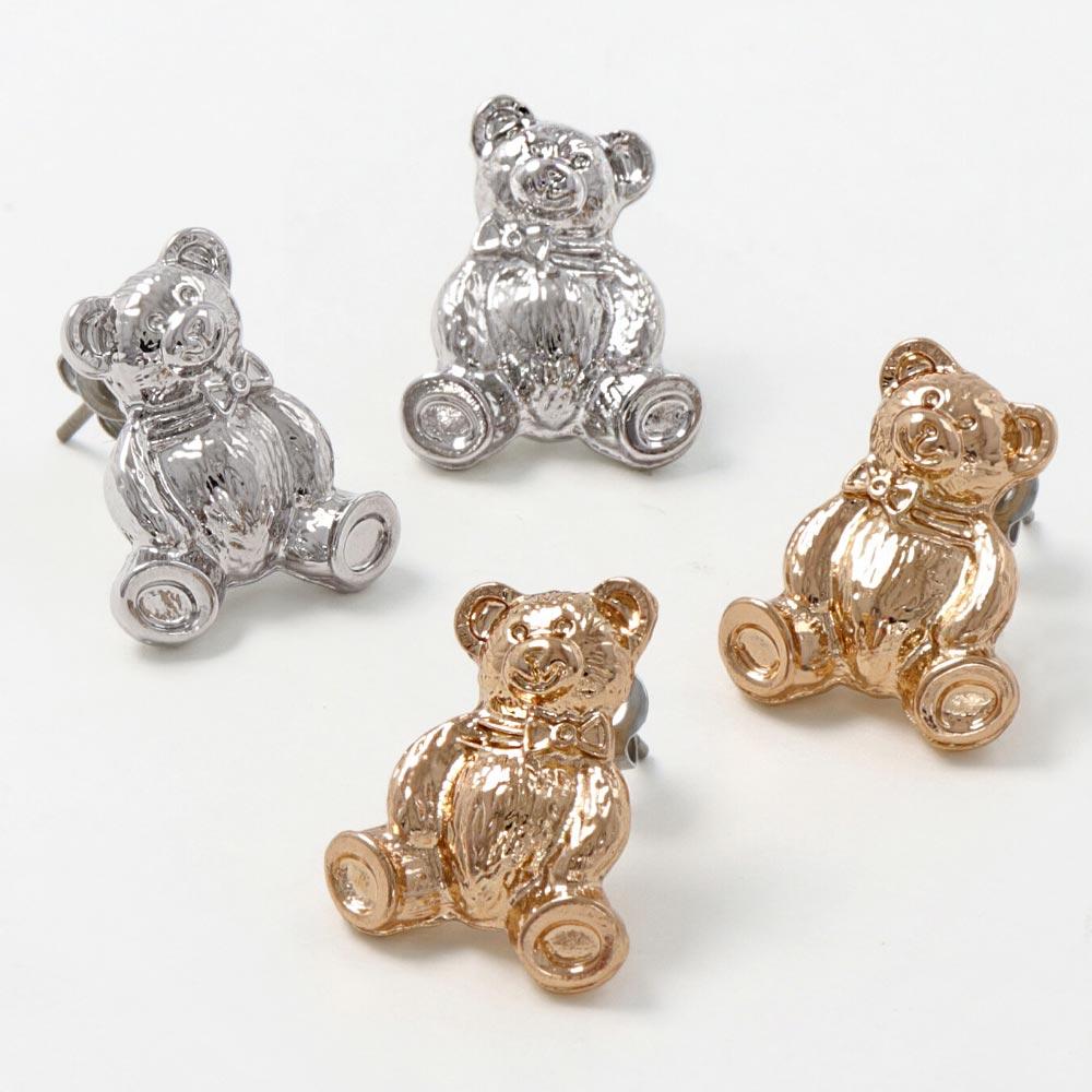 Metal Little Bear Earrings - osewaya