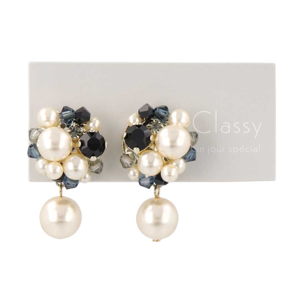 Pearl Jeweled Earrings