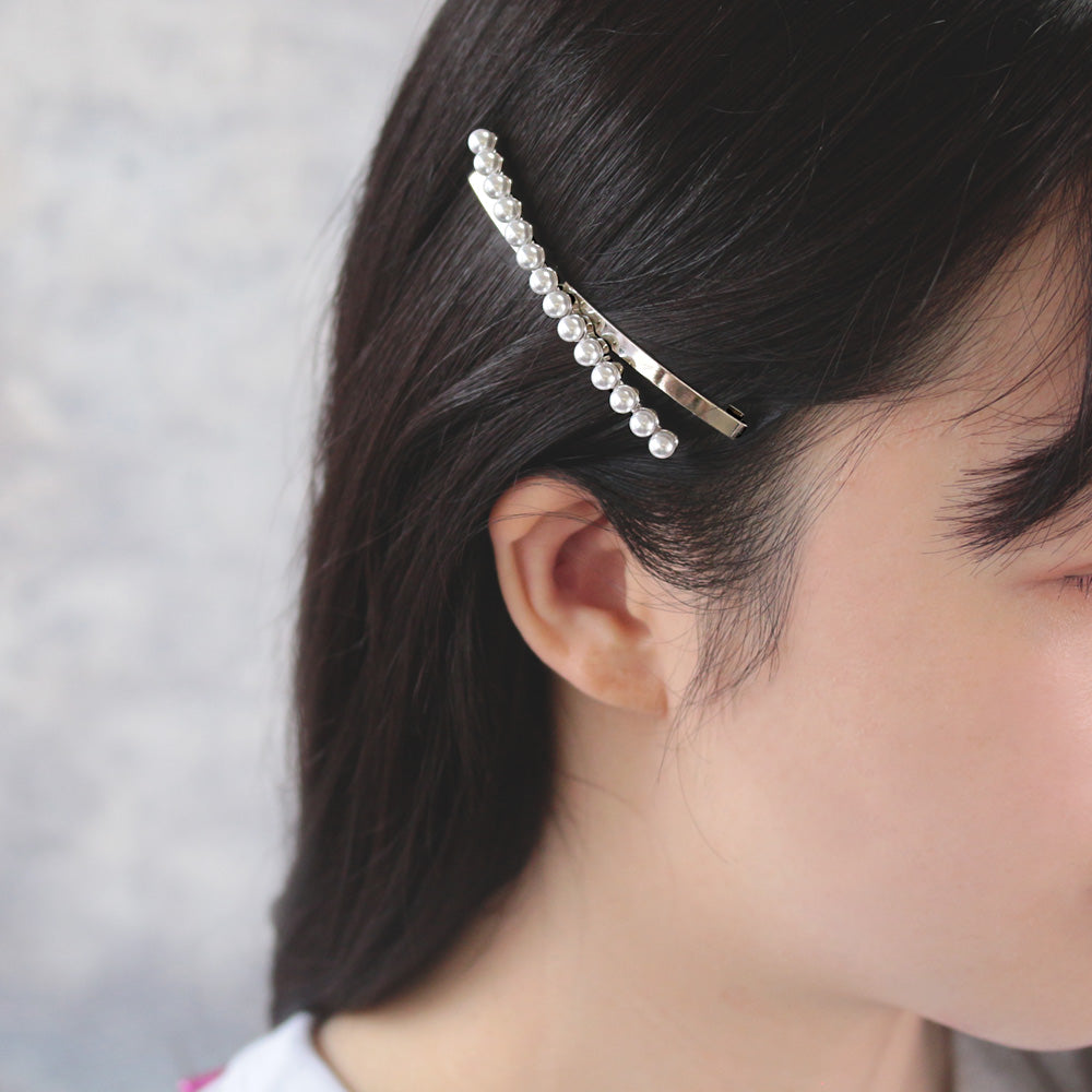 Pearly Metal Hairpin
