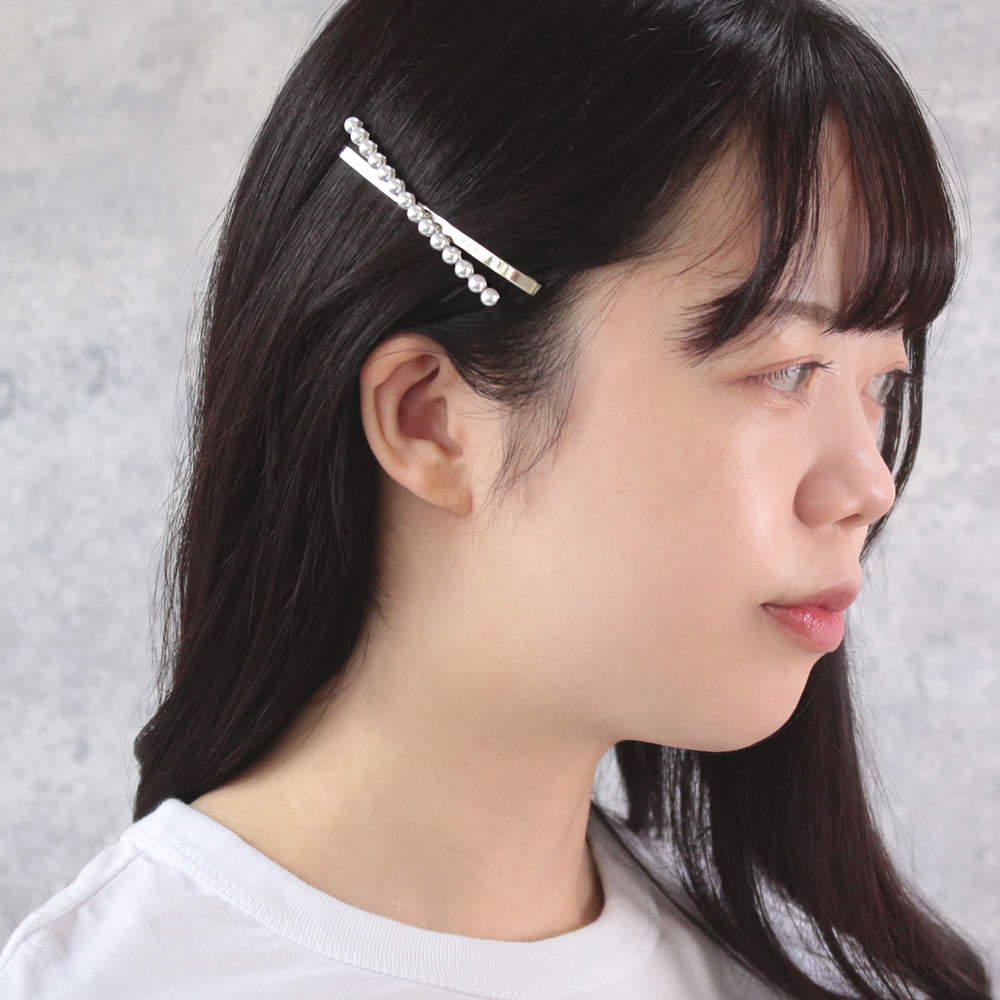 Pearly Metal Hairpin