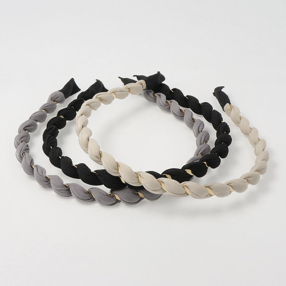 Twist Headband with Metal Detail