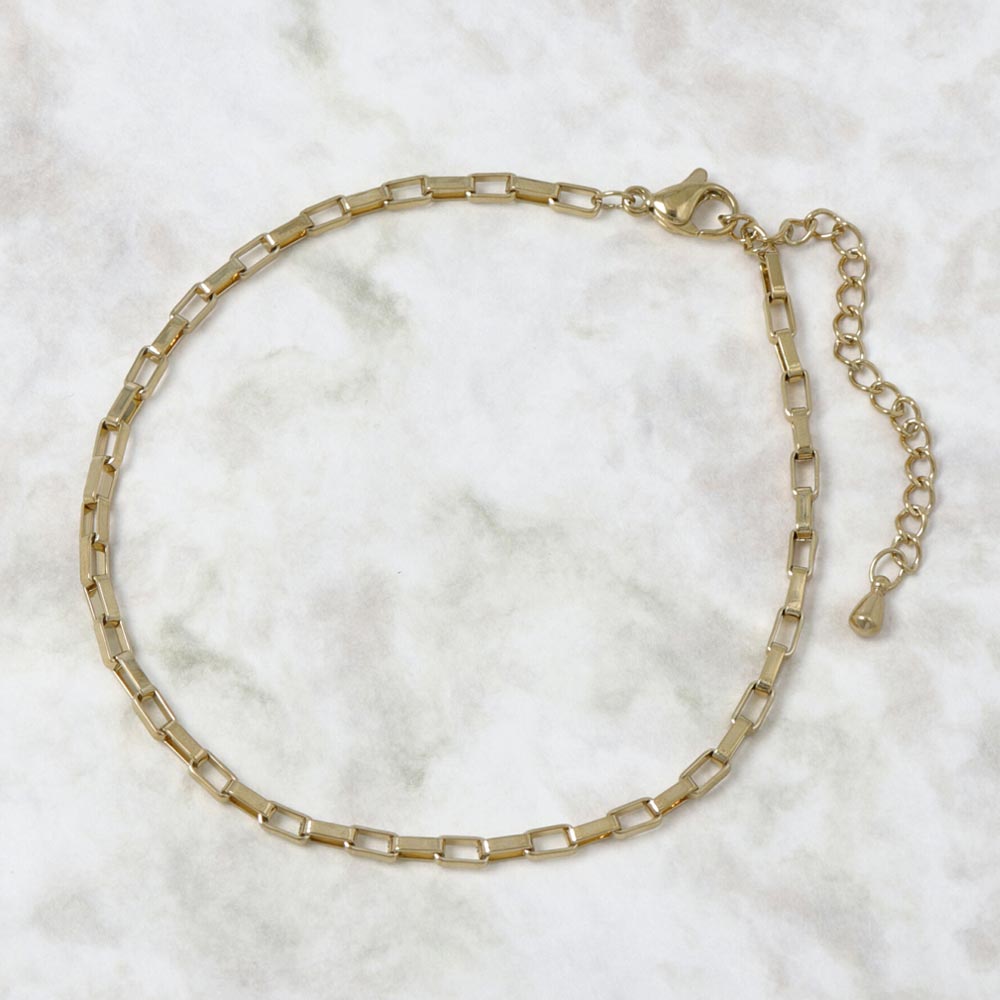 Square Chain Anklet - osewaya