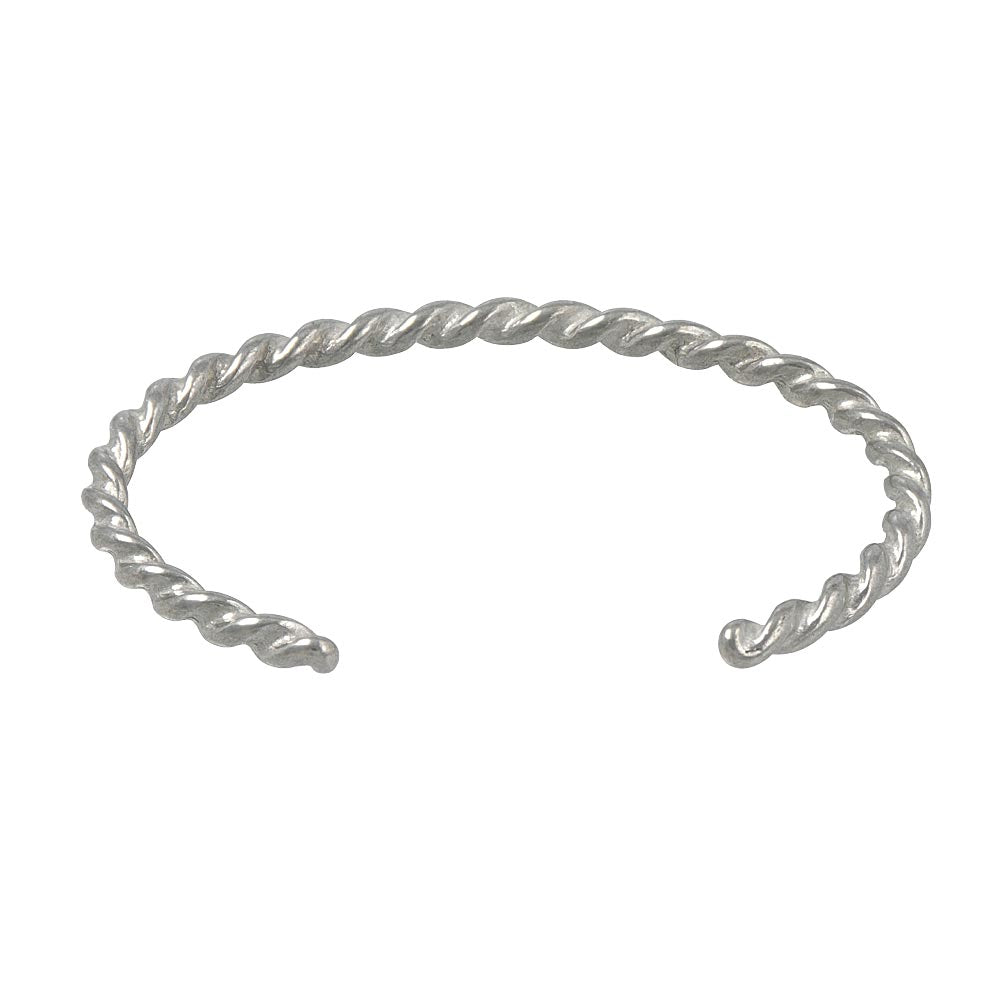 Twist Tin Open Bangle