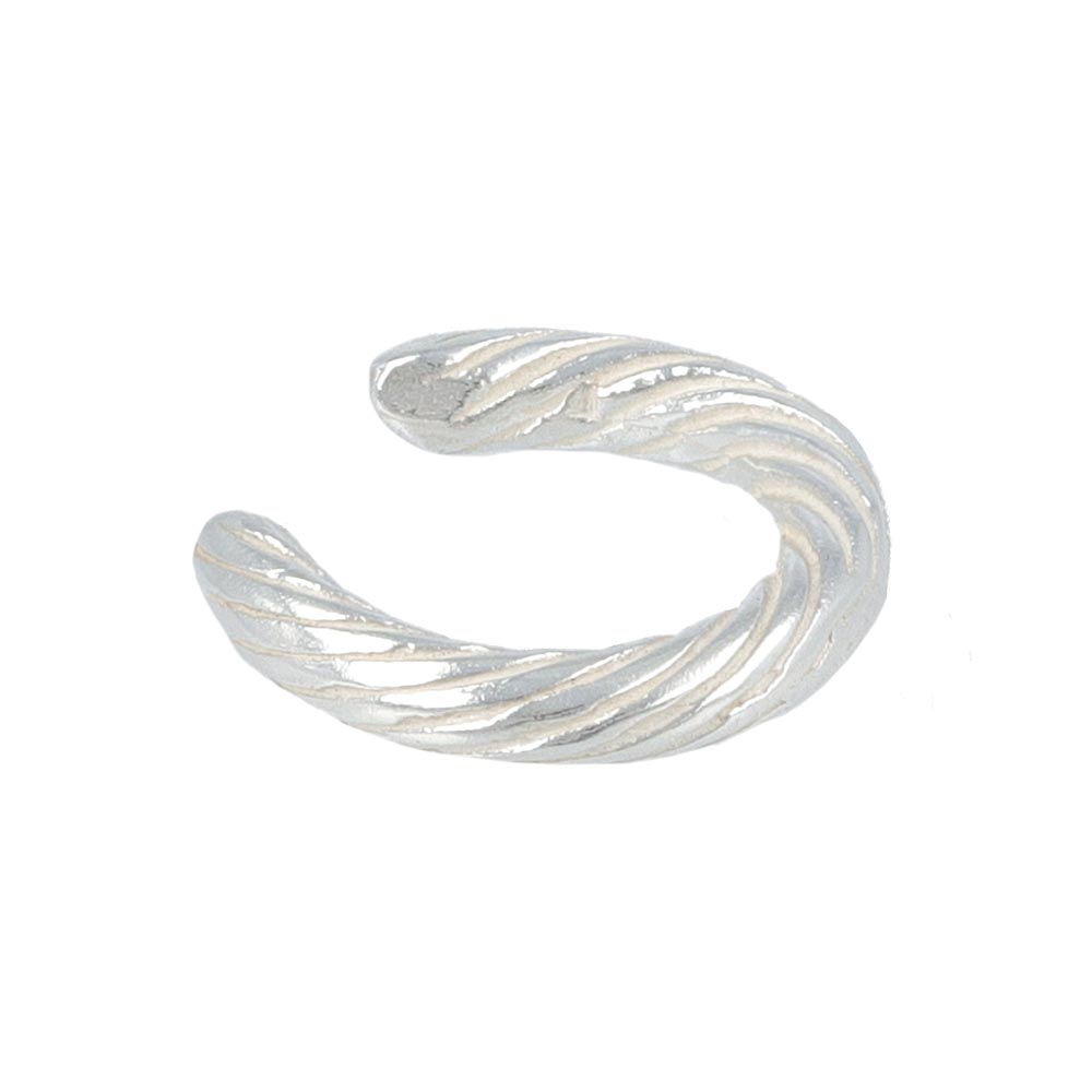 925 Silver Grooved Ear Cuff