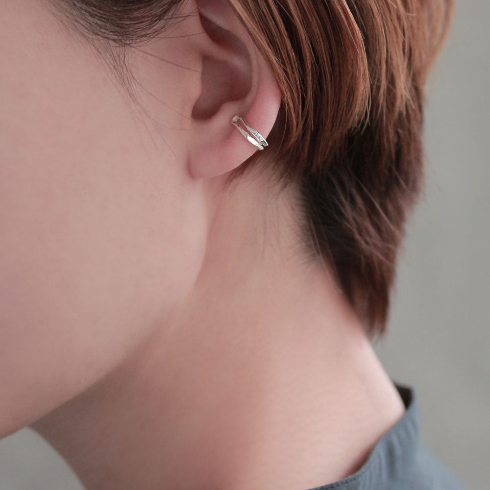 925 Silver Double Ear Cuff