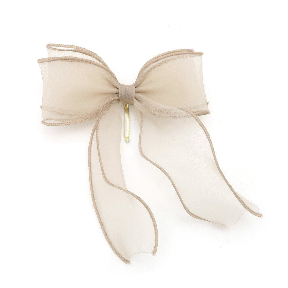 Sheer Bow Ponytail Cuff