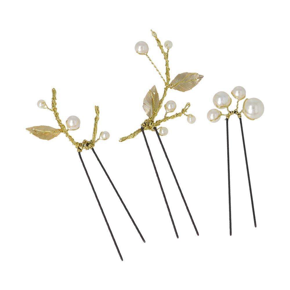 Twig Pearl Hairpin Set