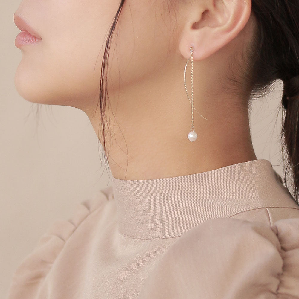 Vertical Drop Plastic Earrings
