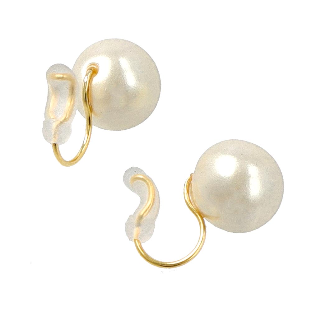 8mm Pearl Airy Fit Clip On Earrings