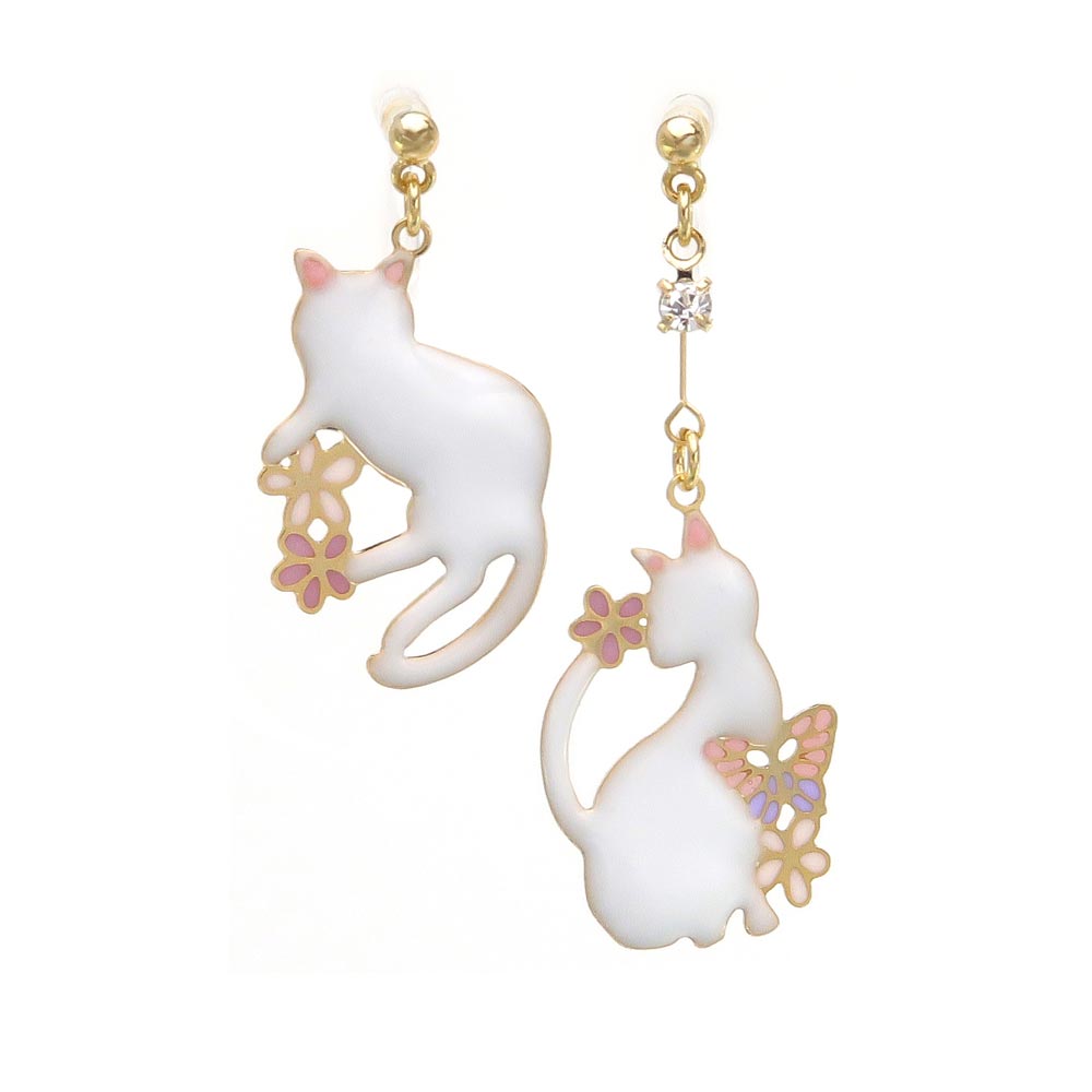 Cat Invisible Clip On Earrings