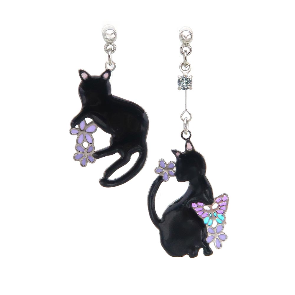 Cat Invisible Clip On Earrings