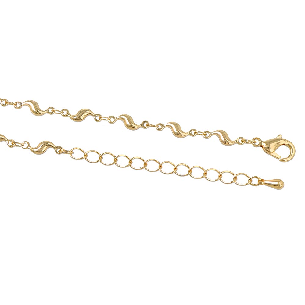 Irregular Wave Chain Necklace