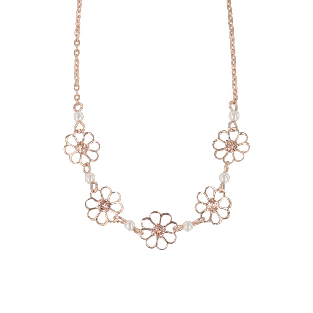 Flower Link Necklace