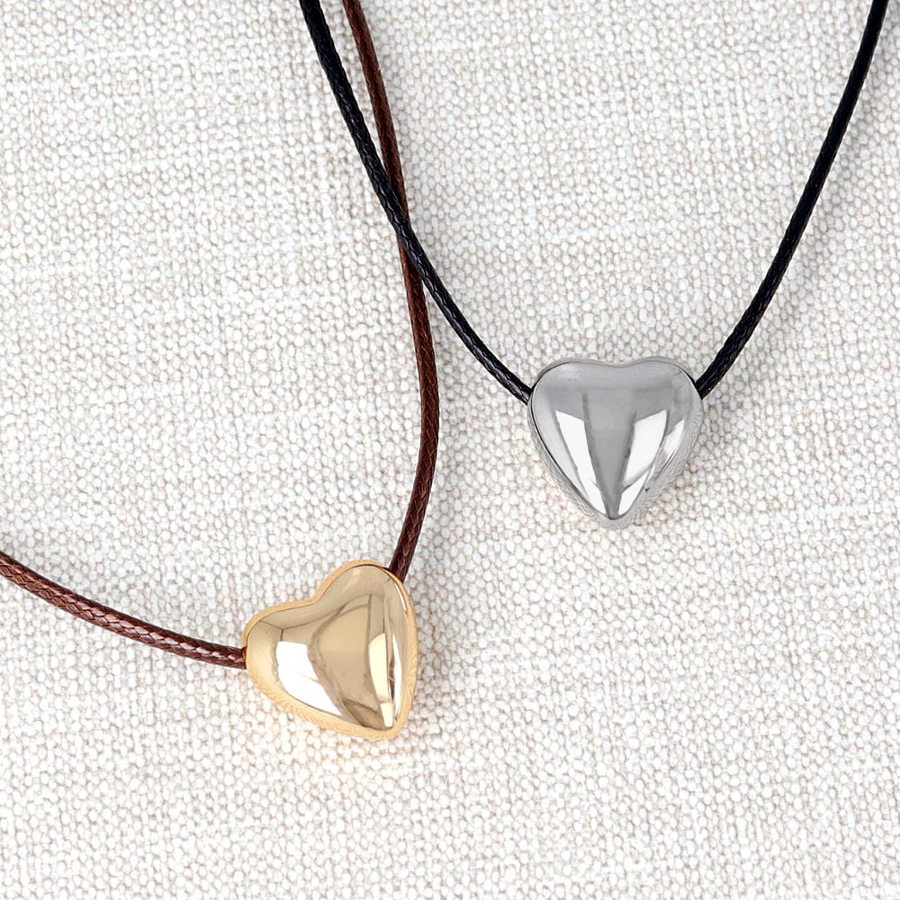 Heart Cord Necklace - osewaya
