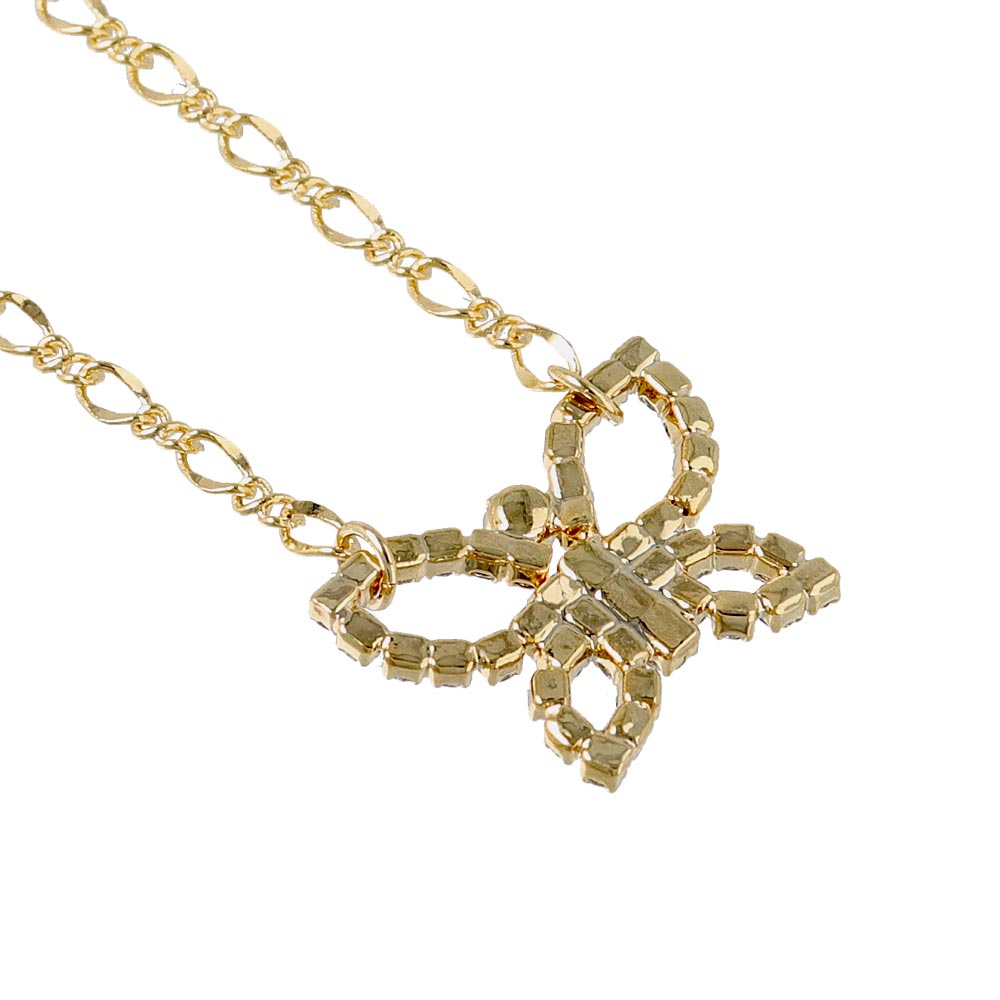 Jeweled Butterfly Chain Necklace