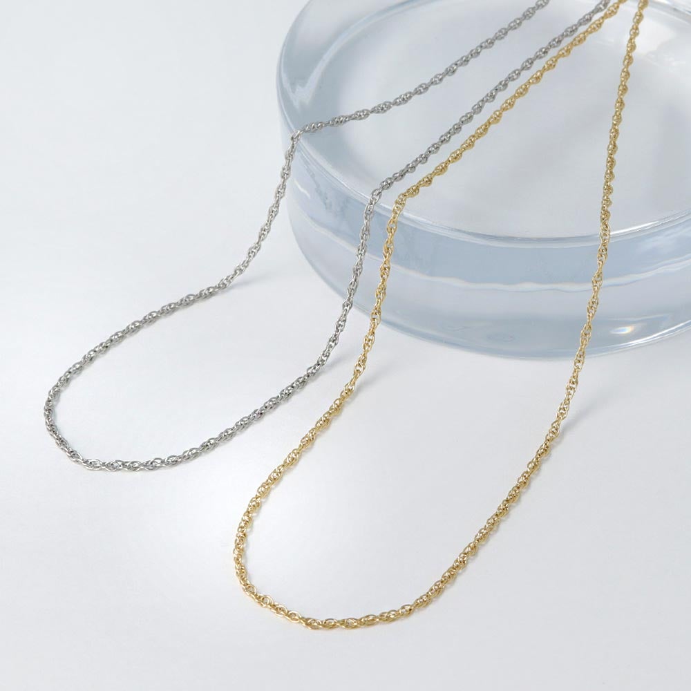 Double Screw Chain Necklace