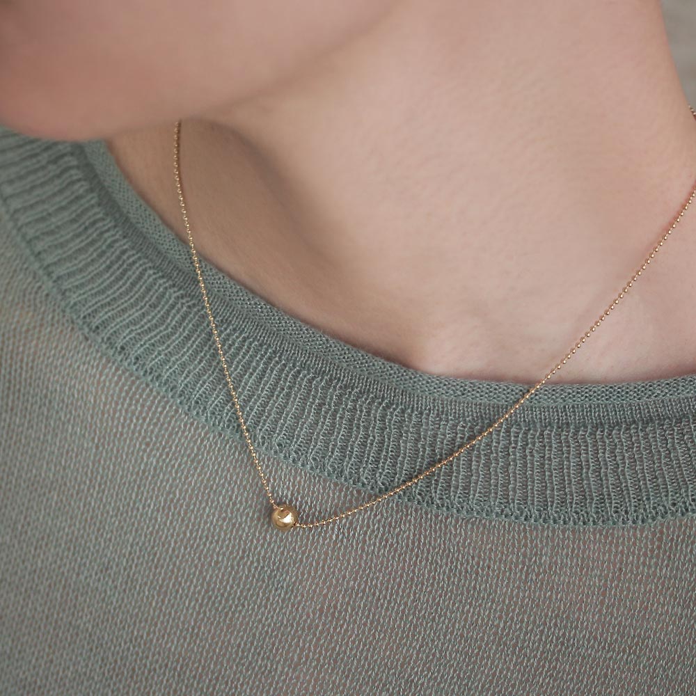 Small Ball SS Necklace