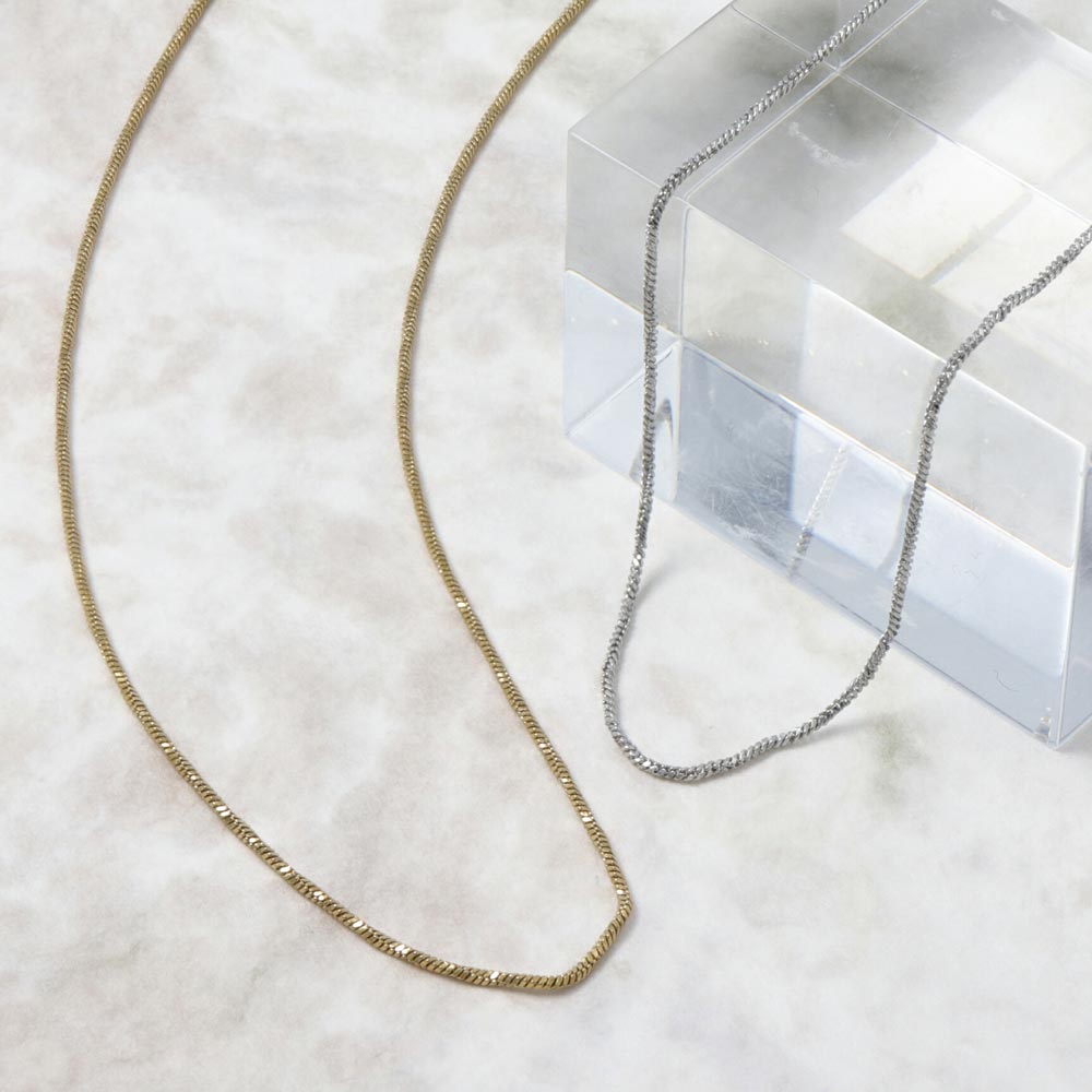 Narrow Chain SS Necklace