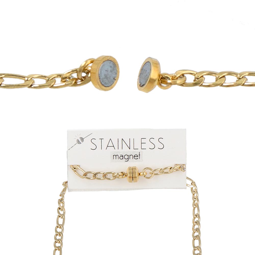 Figaro Chain SS Necklace
