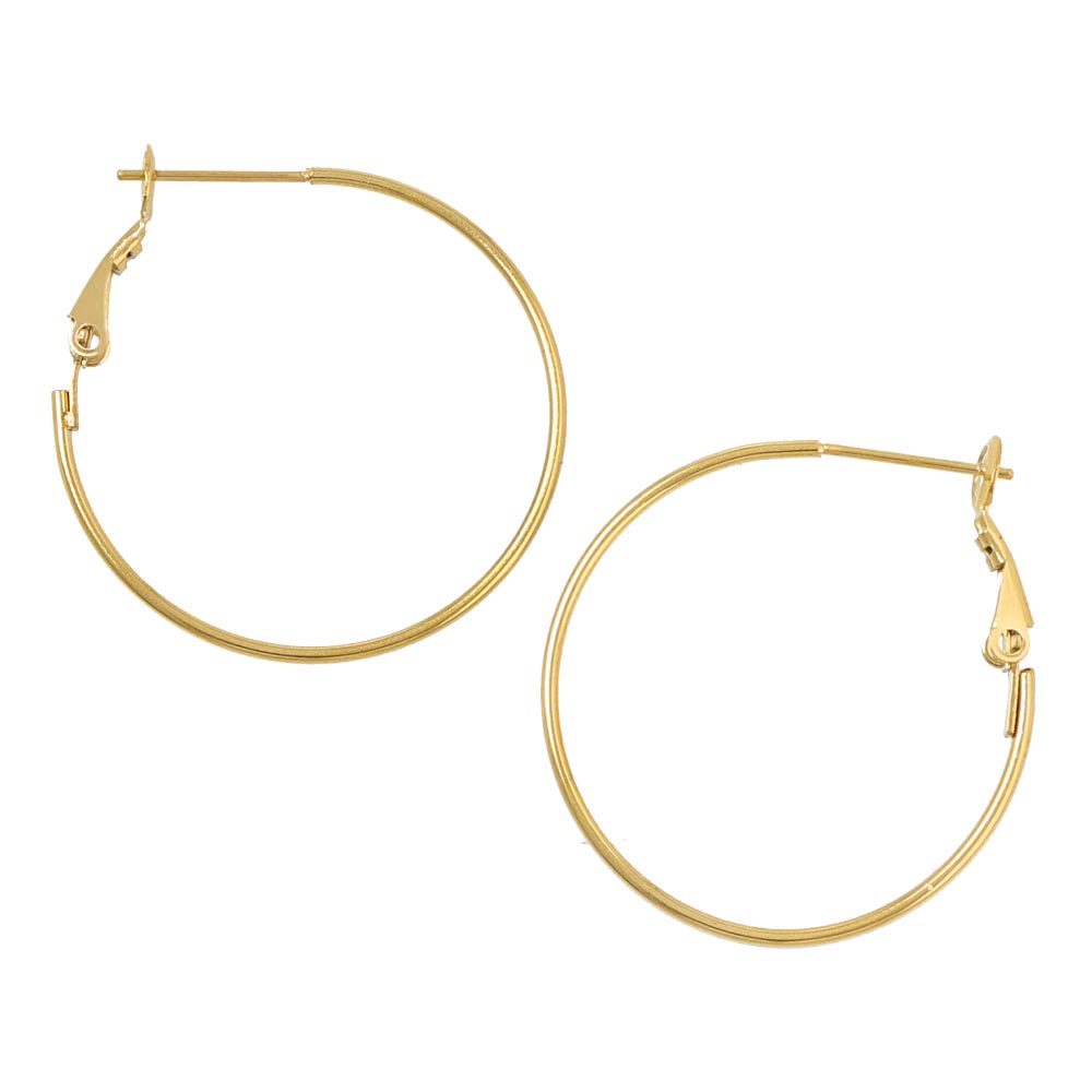 Stainless Steel  3cm Hoop Earrings