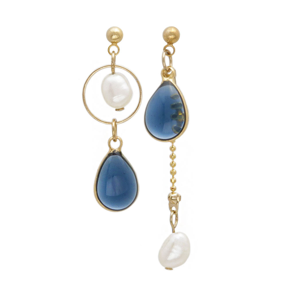 Accent Color Freshwater Pearl Earrings