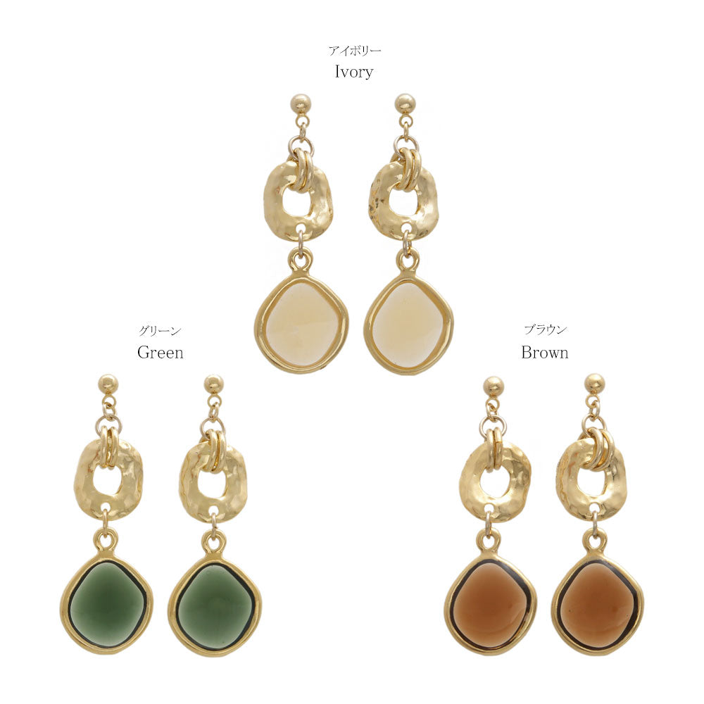 Accent Color Drop Earrings