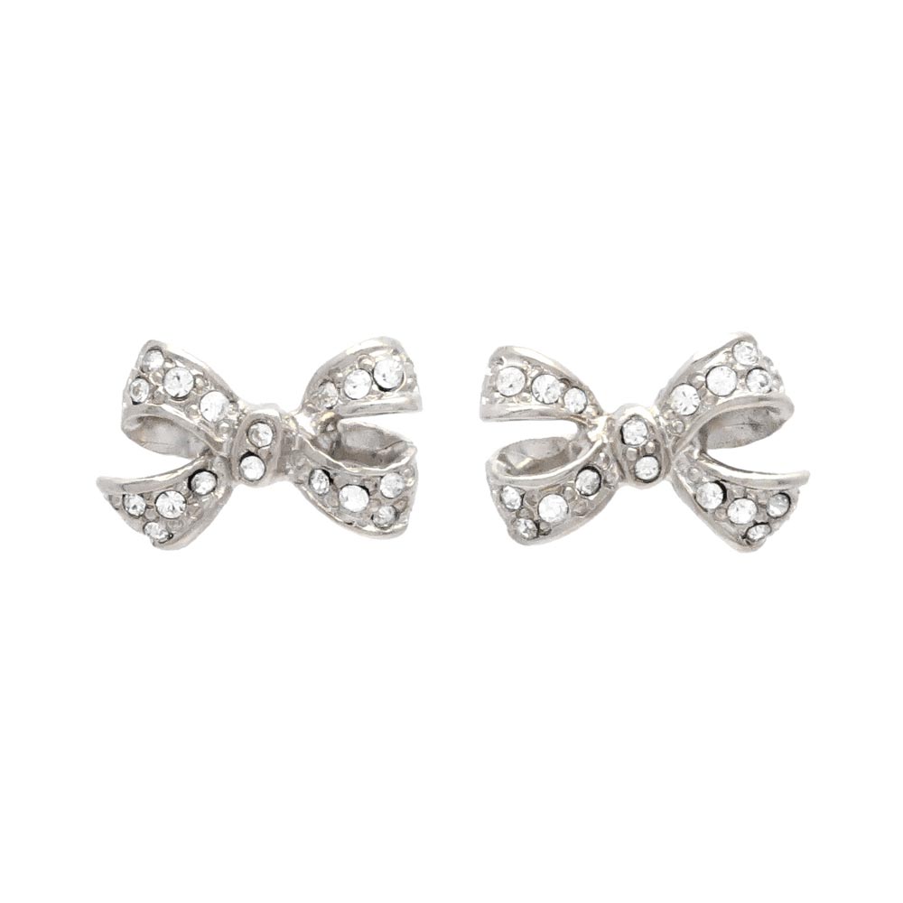 Jeweled Bow Studs