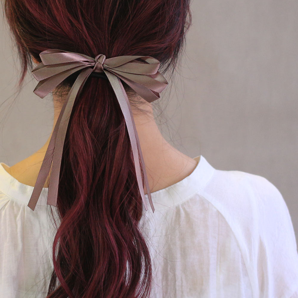 Long Bow Hair Tie