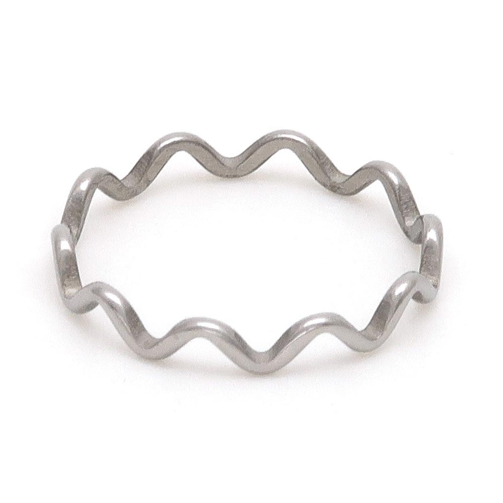 Wave SS Ring