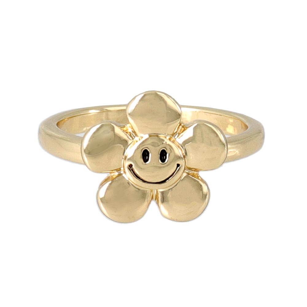 Smiley Flower Ring