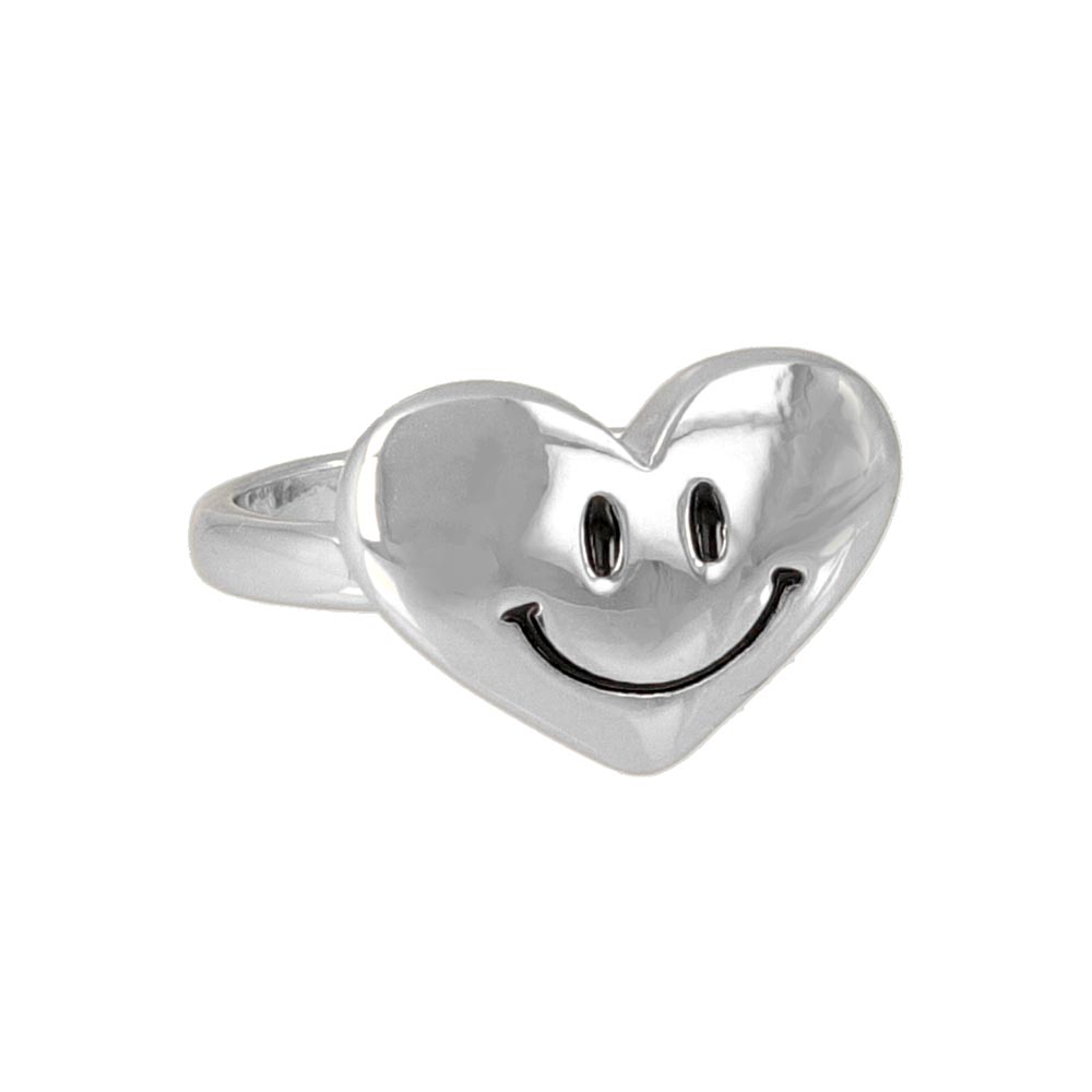 Smiley Heart Ring