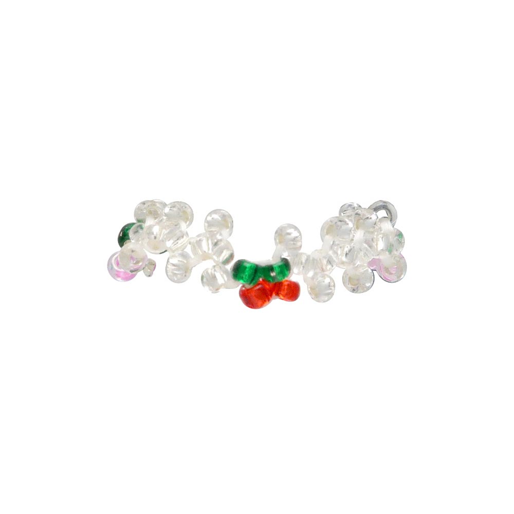 Cherry Beaded Ring