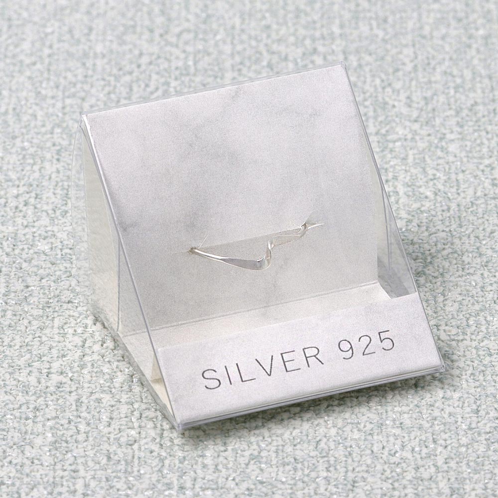925 Silver Twisted Slim Ring - osewaya