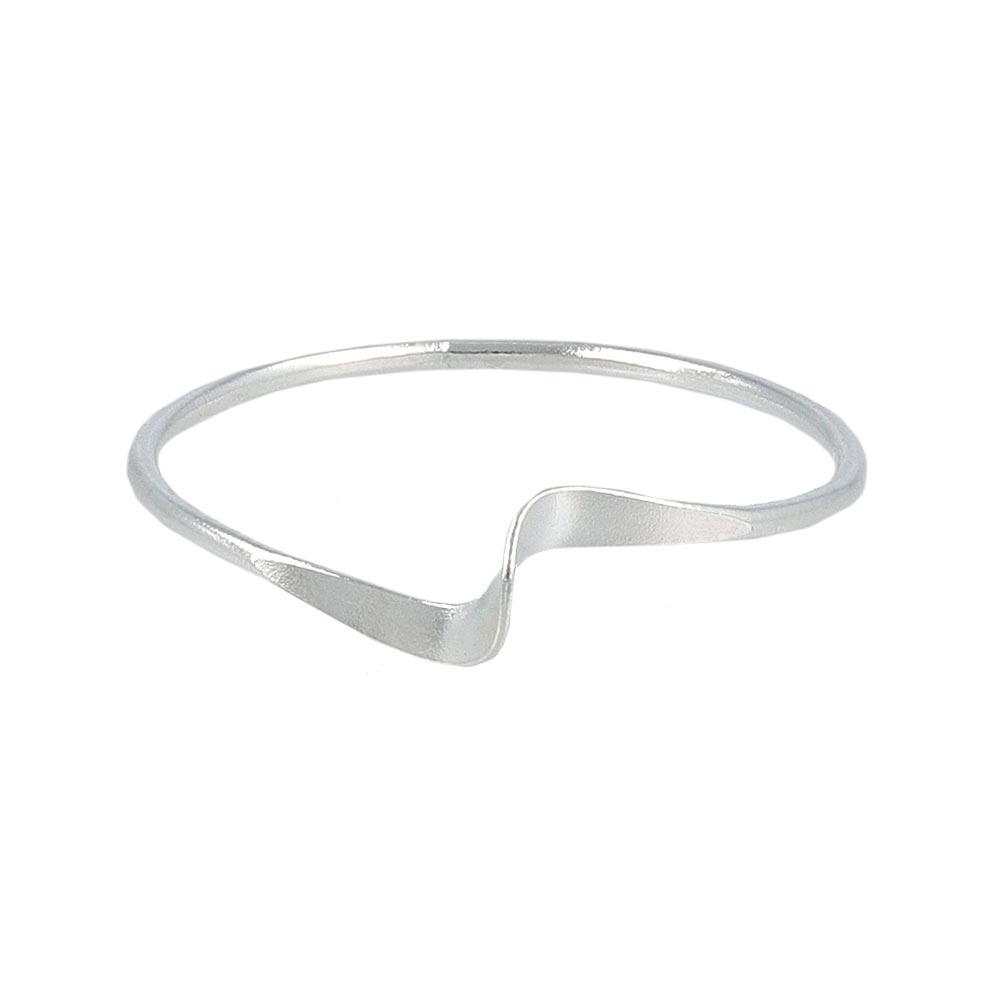 925 Silver Twisted Slim Ring