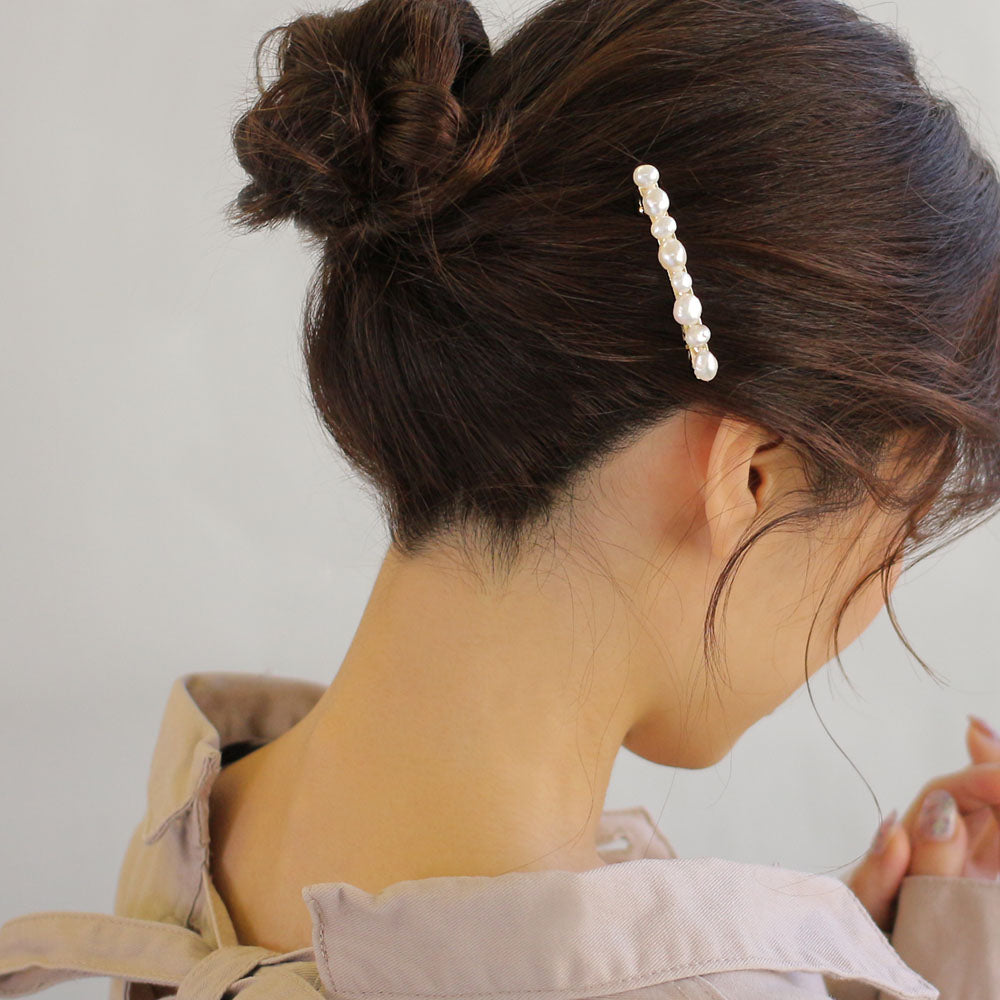 Baroque Pearl Hair Barrette