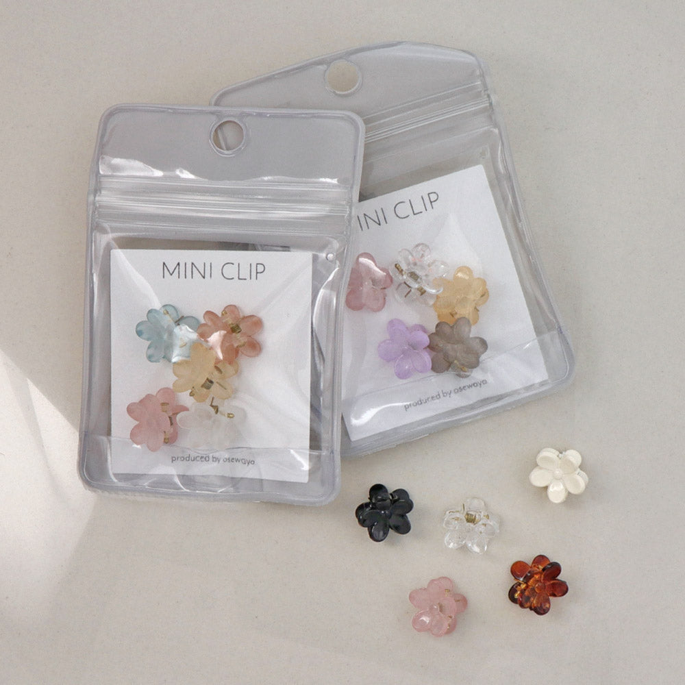 Mini Flower Hair Clip Pack - osewaya