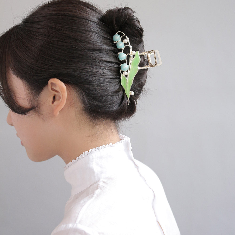 Lily of the Valley Statement Hair Clip