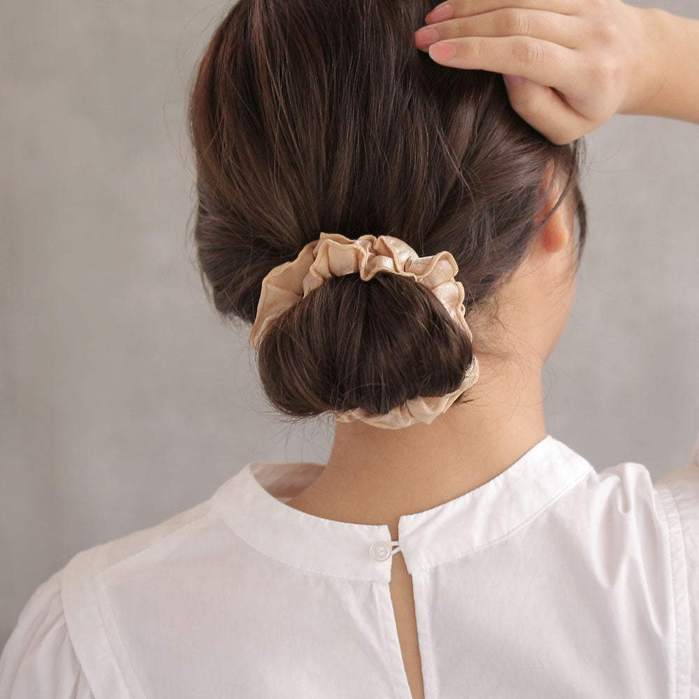 Long Glossy Scrunchie